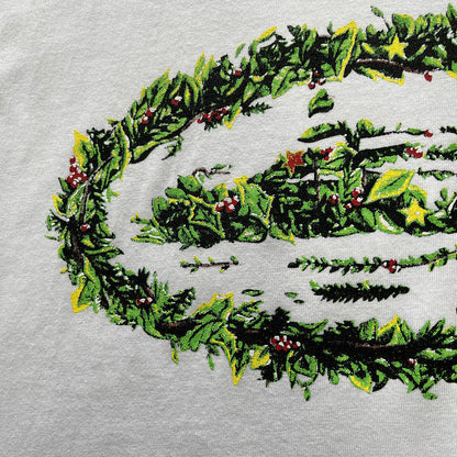 CORTEIZ GRASS ROUND TEE WHITE