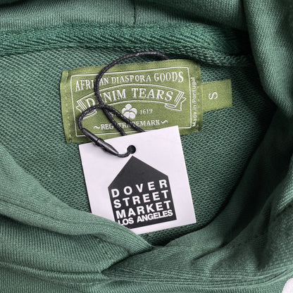 DENIM TEARS COTTON WREATH HOODIE GREEN