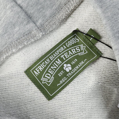 DENIM TEARS COTTON WREATH HOODIE GREY