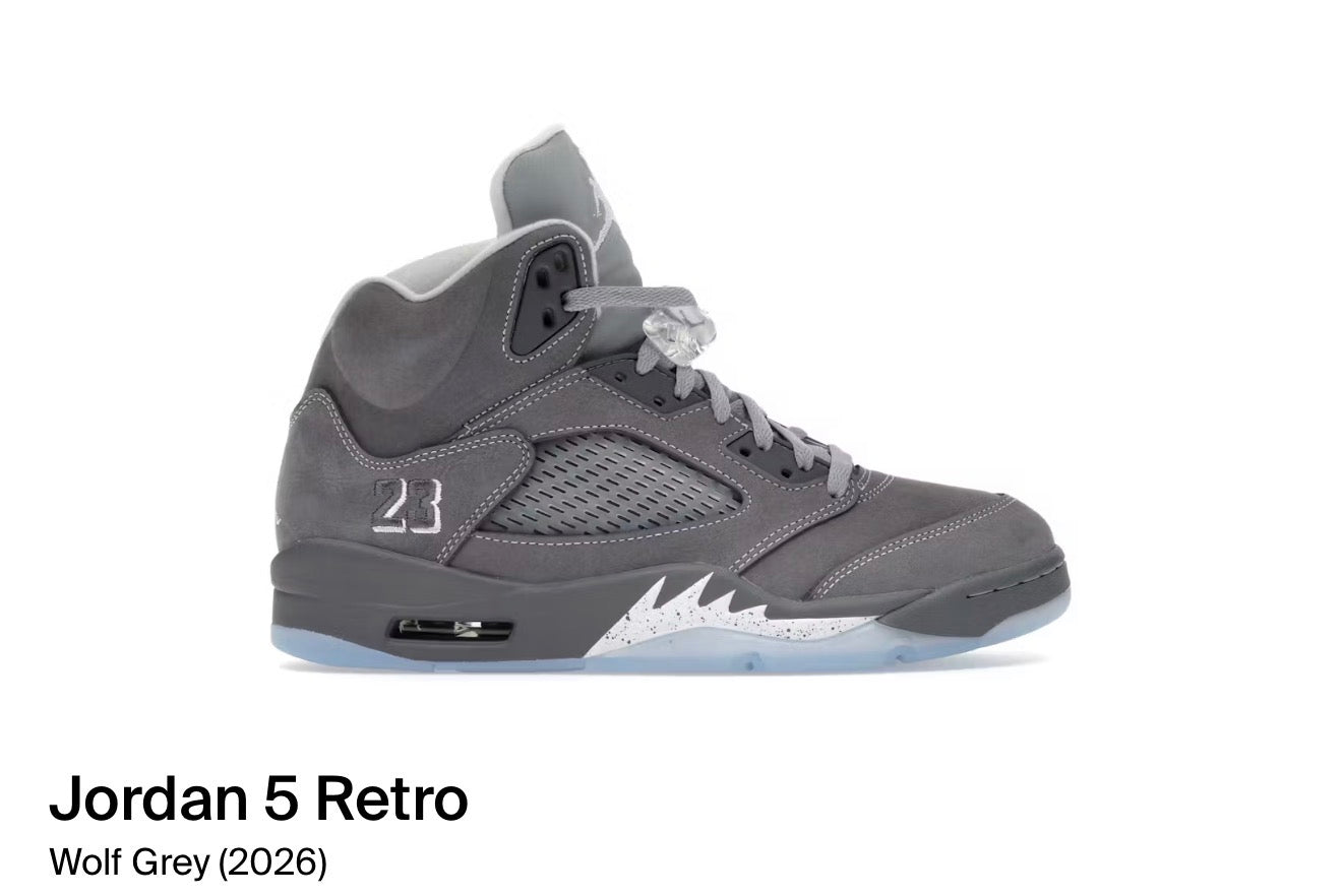 Jordan 5 Retro Wolf Grey (2026)
