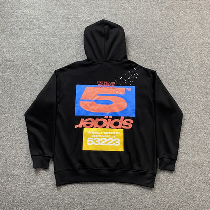 SP5DER ADULT HOODIE BLACK